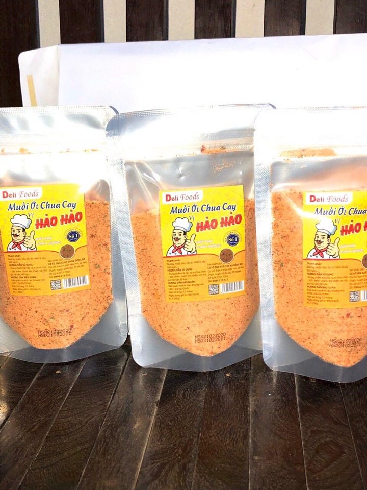 GÓI 200GR MUỐI CHẤM HẢO HẢO THẦN THÁNH CHUA CAY