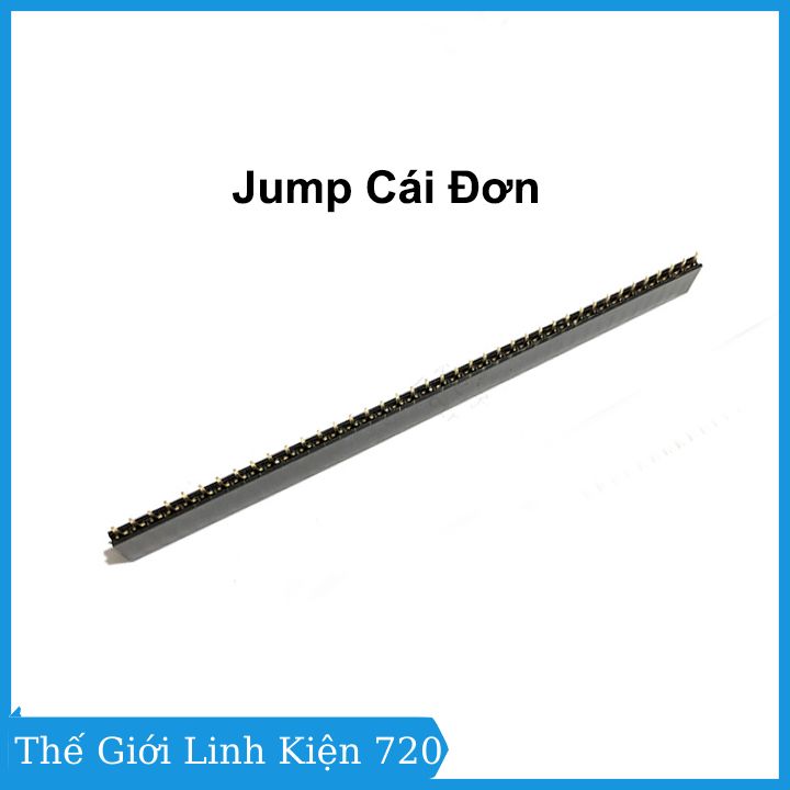 Jump cái đơn / đôi khoảng cách chân 2.54mm 40P chân thẳng