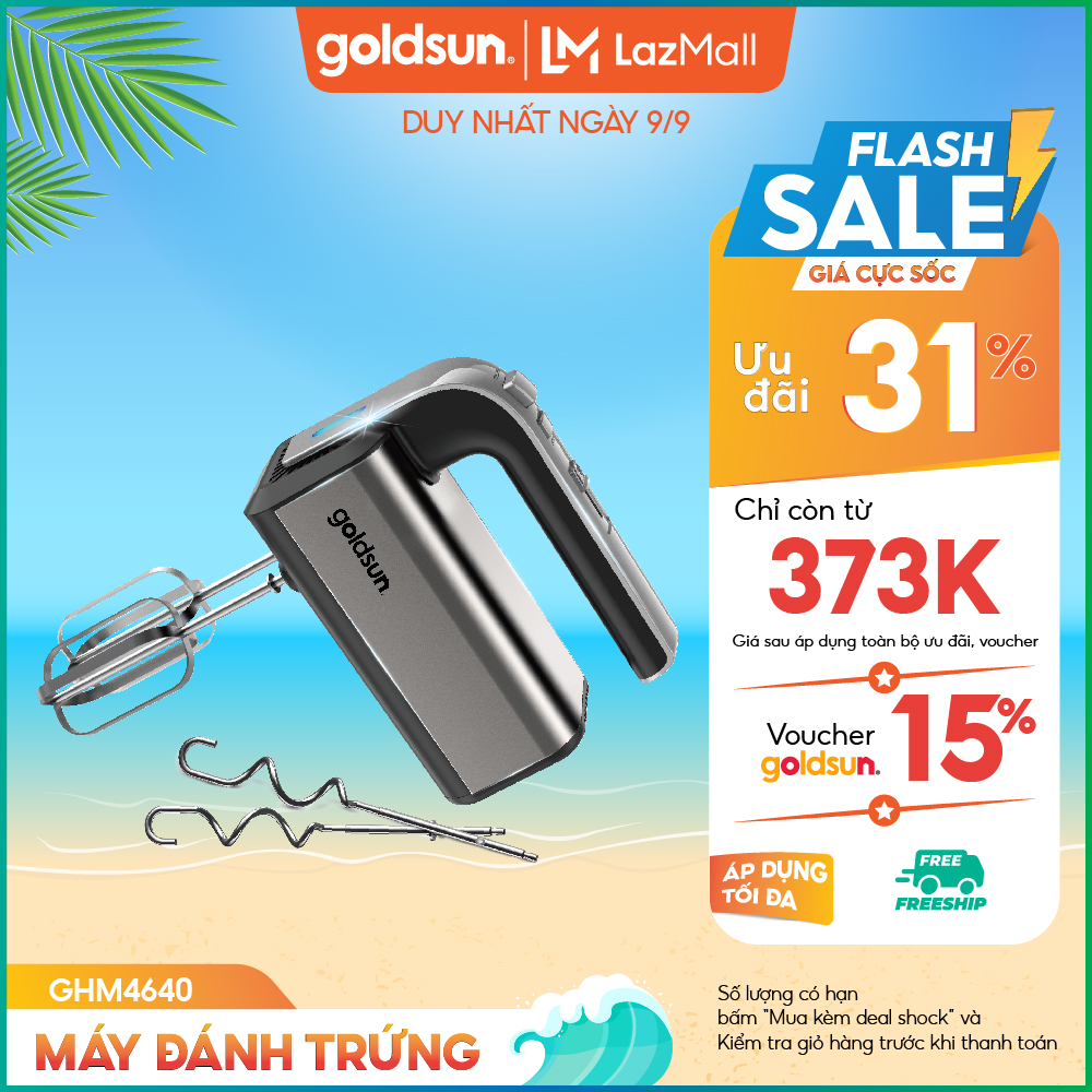 Máy đánh trứng goldsun ghm4640 đạt tiêu chuẩn chất lượng emc và lvd