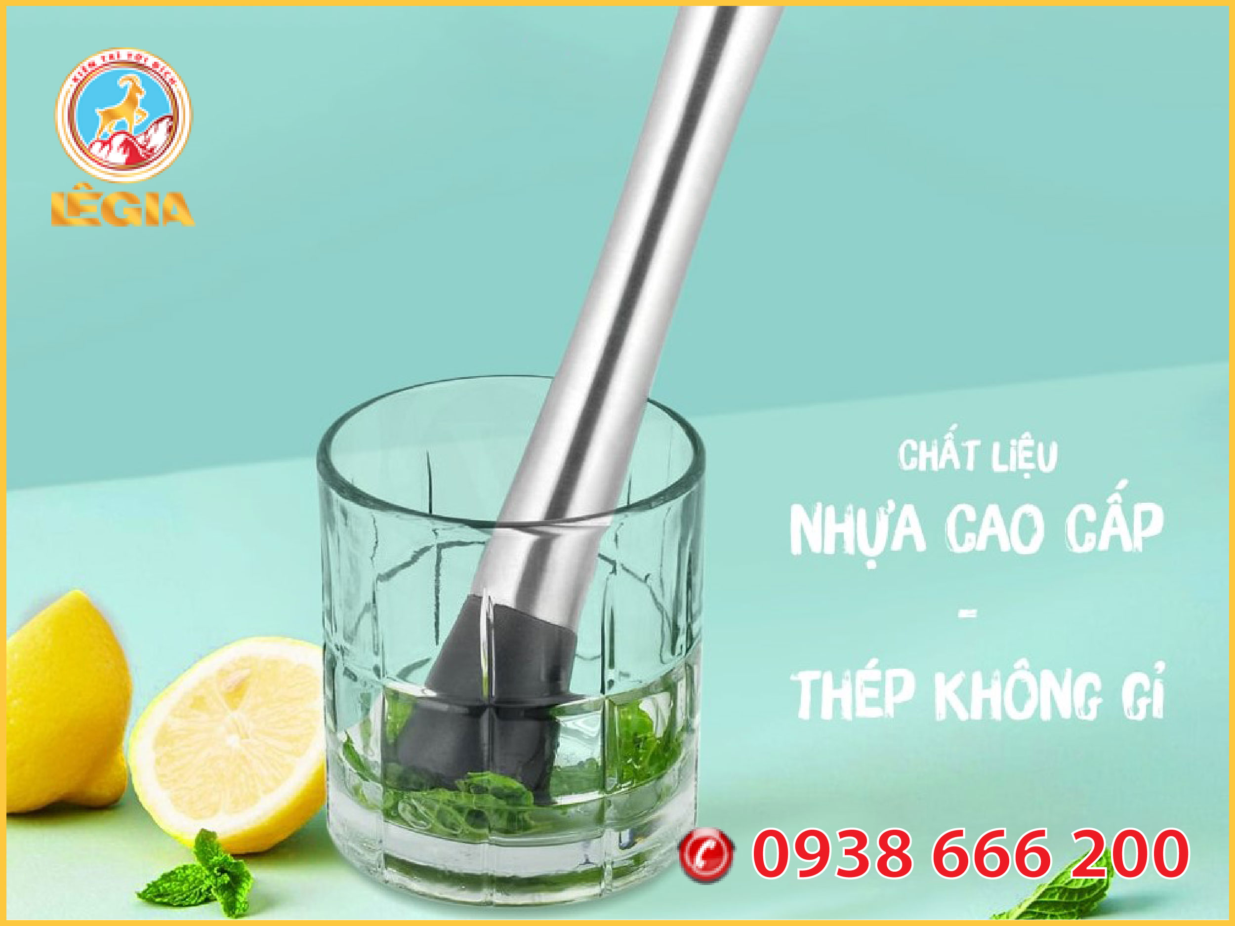 DỤNG CỤ CHÀY DẦM PHA CHẾ BAR MUDDLER