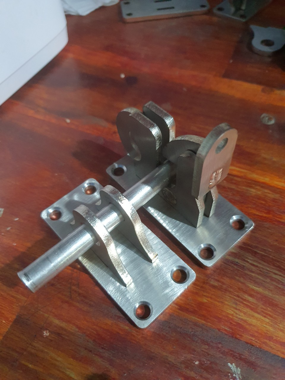 Chốt cổng tự động INOX (tặng kèm vít INOX)