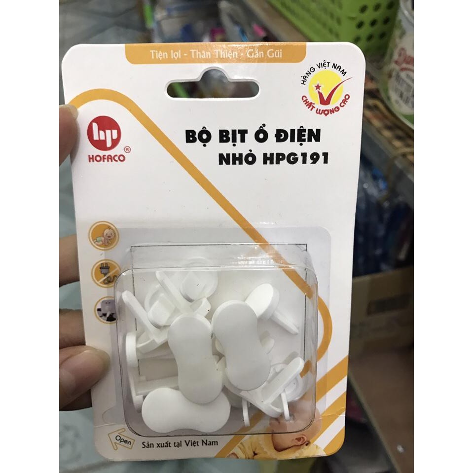 Bộ 10 Bịt Ổ Điện Hofaco Hpg-191