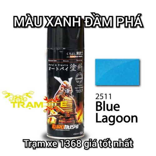 SƠN SAMURAI MÀU XANH ĐẦM PHÁ 2511- XANH NGỌC SÁNG