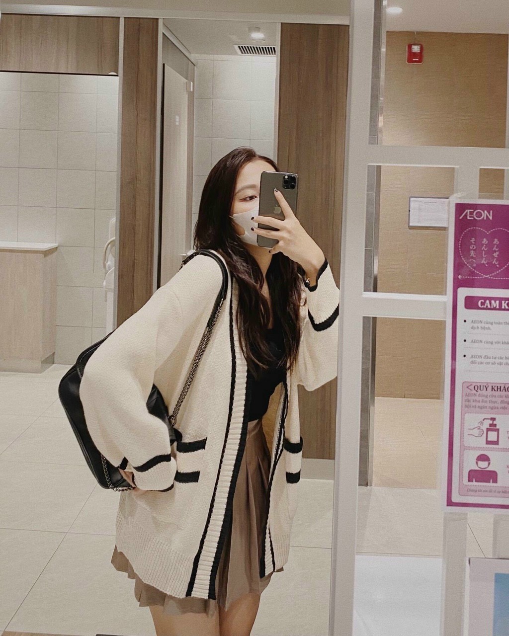 Áo khoác len cardigan hàng Qc(ảnh thật+video)