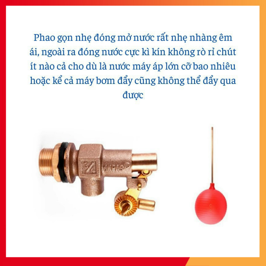 Phao cơ thau phi 21,27,34 dành cho các loại bồn nước - DALICO
