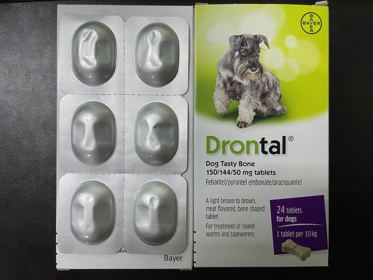 [Xã kho] Xổ giun chó Drontal Dog Tasty Bone 🏷️ FREESHIP 🏷️ Tẩy giun chó