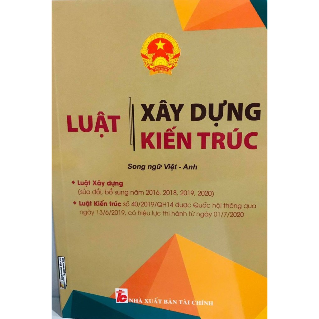 Sách Luật Xây Dựng – Luật Kiến Trúc (Song Ngữ Anh – Việt )