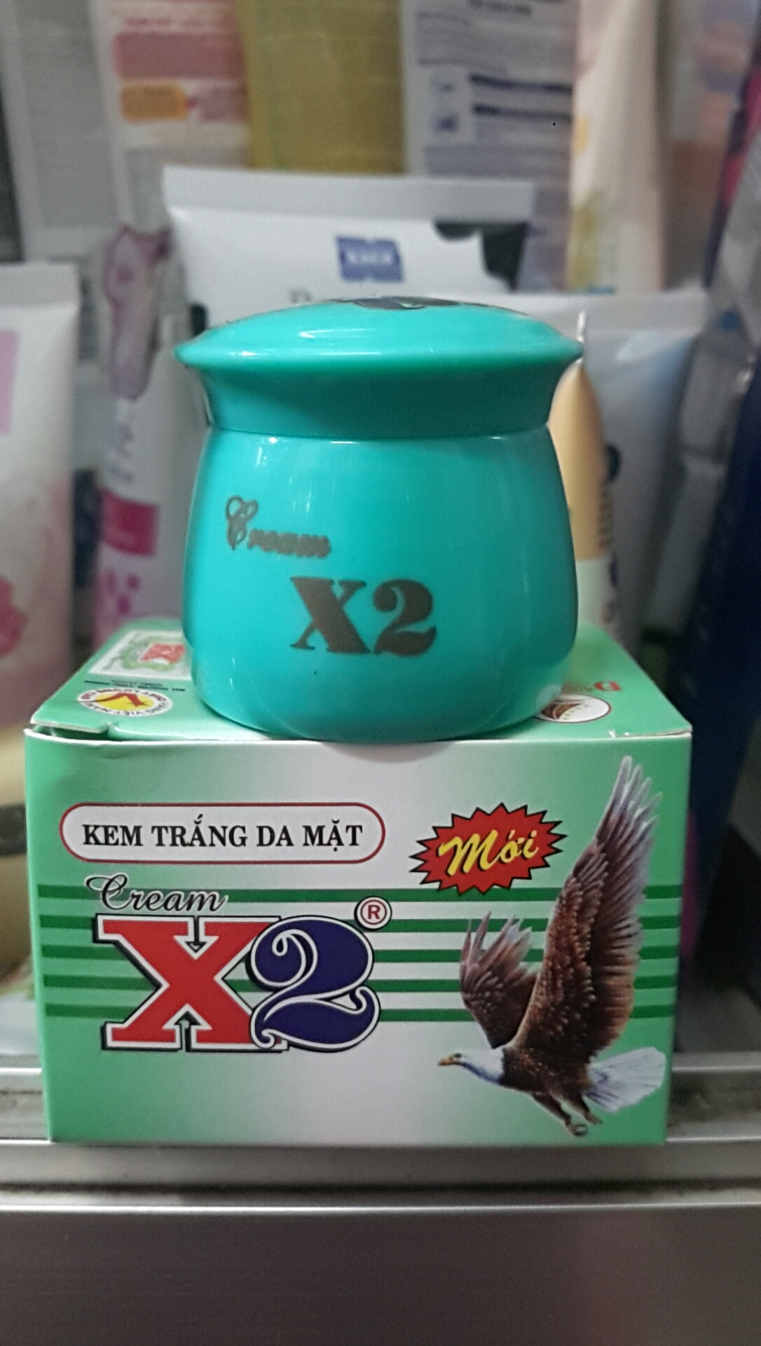 kem trắng da mặt X2 12g