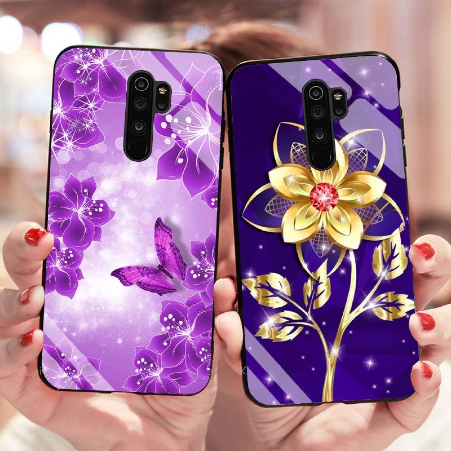 Ốp Xiaomi Redmi 9, Note 8 Pro Lưng Kính Cường Lực Mới ƞhất