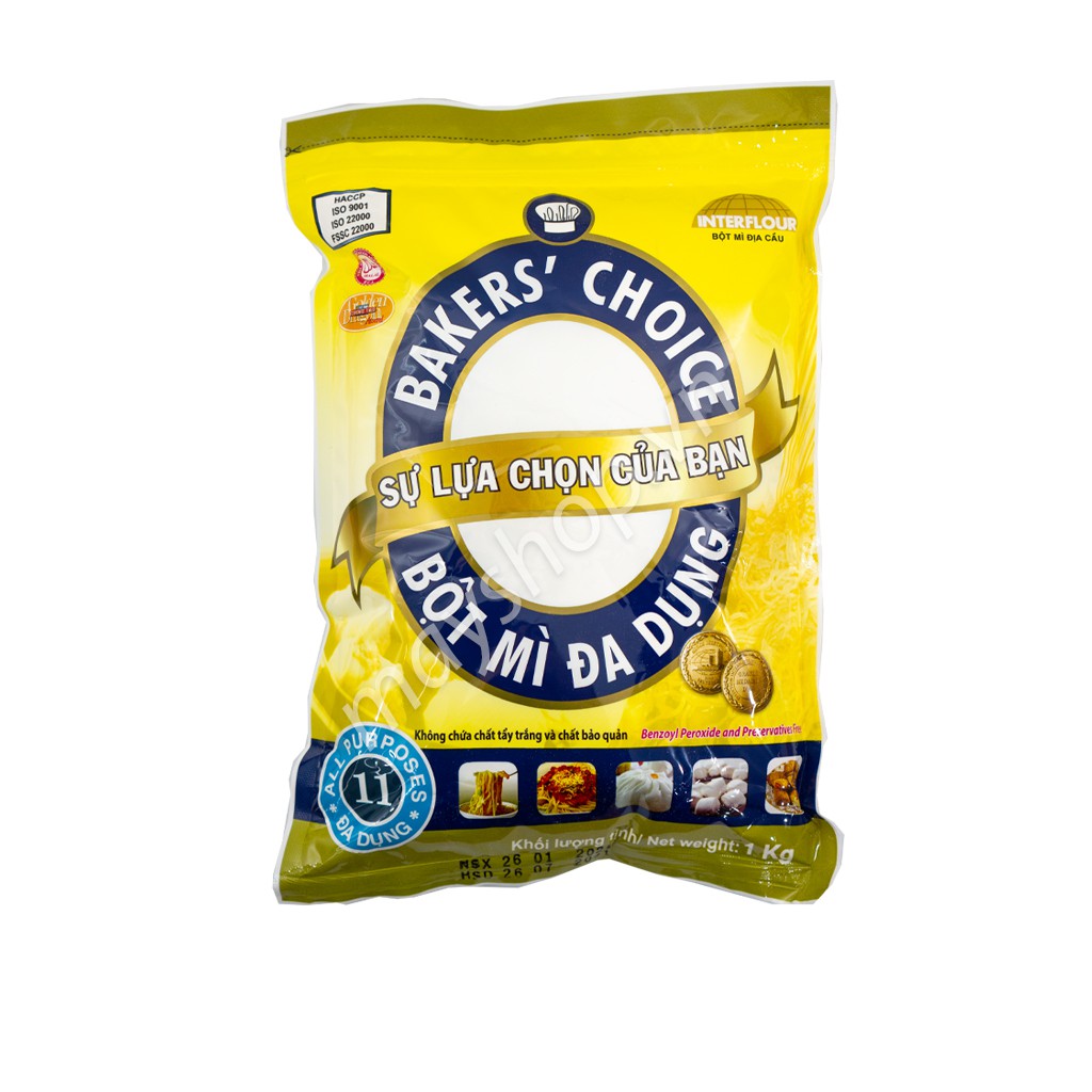 Bột mì Baker’s choice 11, Bột mì đa dụng