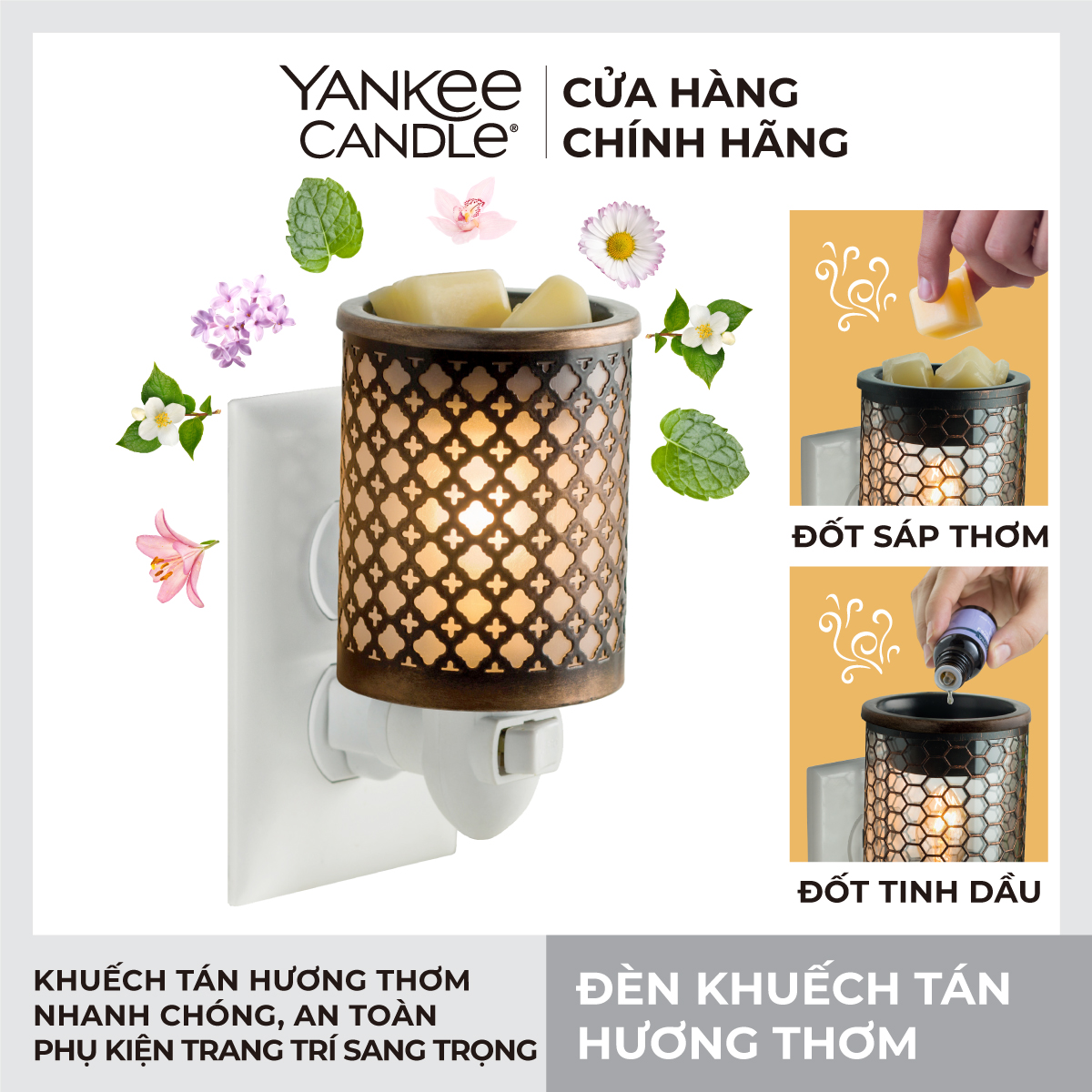 Đèn khuếch tán hương thơm Plug-in Yankee Candle - Moroccan