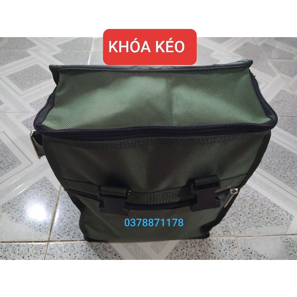 Túi đựng đồ nghề đeo chéo 2 khoá ( 26 × 34 × 13cm )
