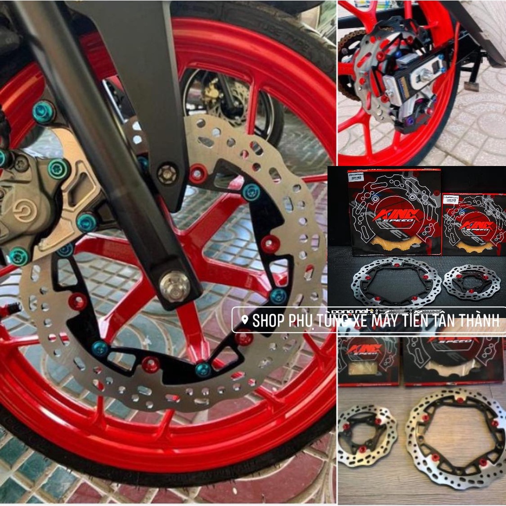 ĐĨA THẮNG DĨA PHANH KINGSPEED SONIC 150 295MM  & 190MM MS-2/8