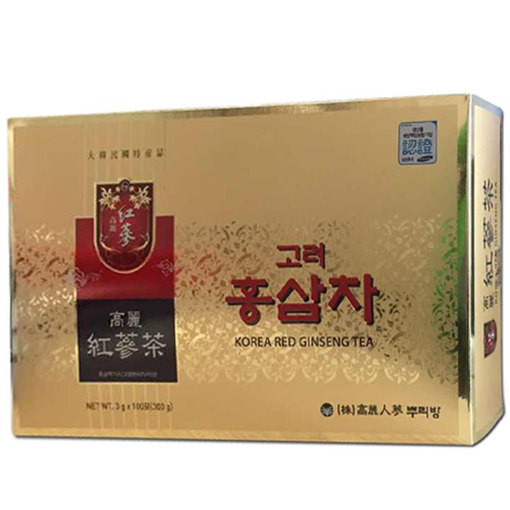 Mới 10.2026 Trà Hồng Sâm Buleebang Hàn Quốc 3gr x 100 gói
