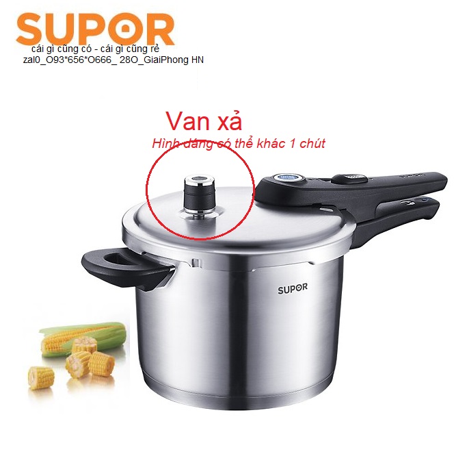 Van xả nồi áp suất Supor 1 tay cầm