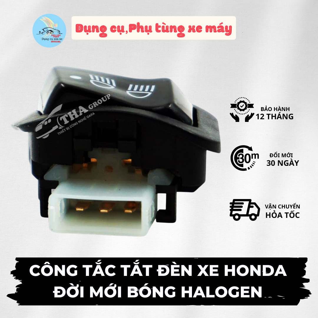 Công tắc tắt đèn xe honda đời mới - công tắc đèn 3 chế độ