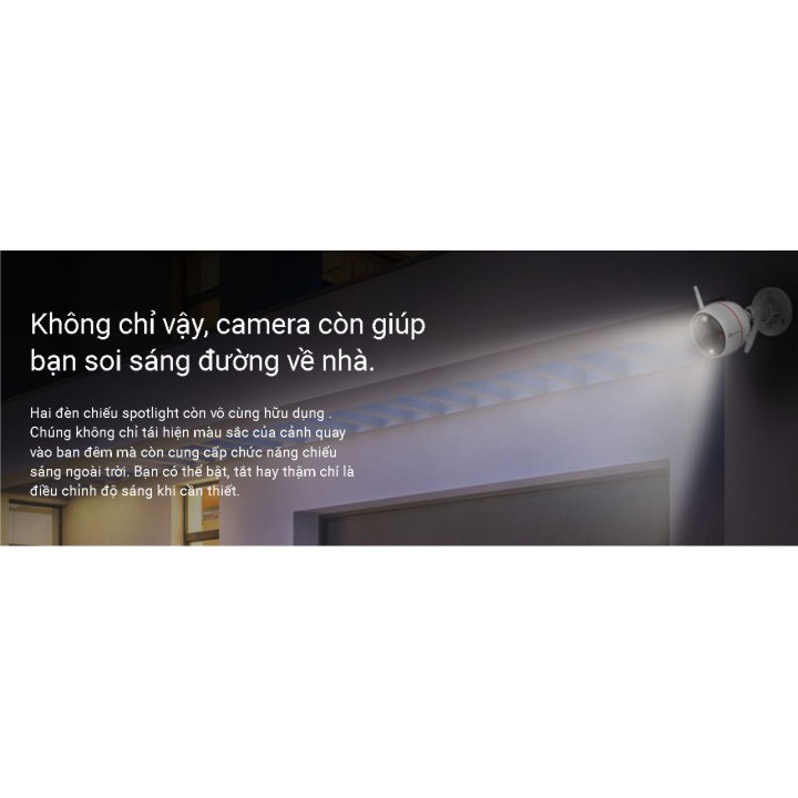 Camera Wifi EZVIZ C3W Pro 2M & 4MP Smart home camera (màu sắc 24/7, nhận diện AI, báo động, đàm thoại 2 chiều) & C6N