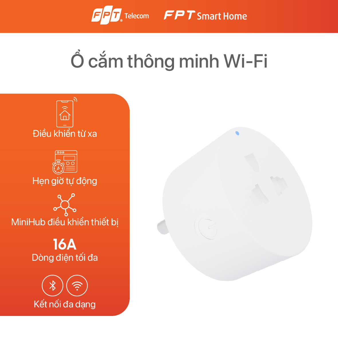 Ổ cắm thông minh SA FPT Smart Home
