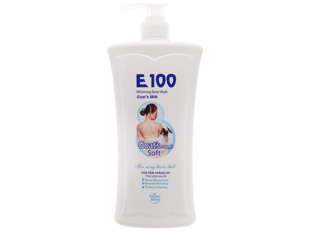 Sữa tắm trắng da E100  800ml