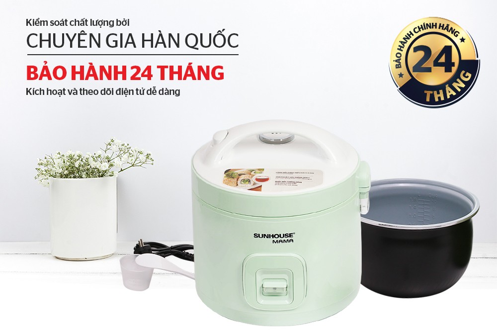 [Sunhouse Chính Hãng] Nồi Cơm Điện 1.8 Lít Sunhouse SHD8665B