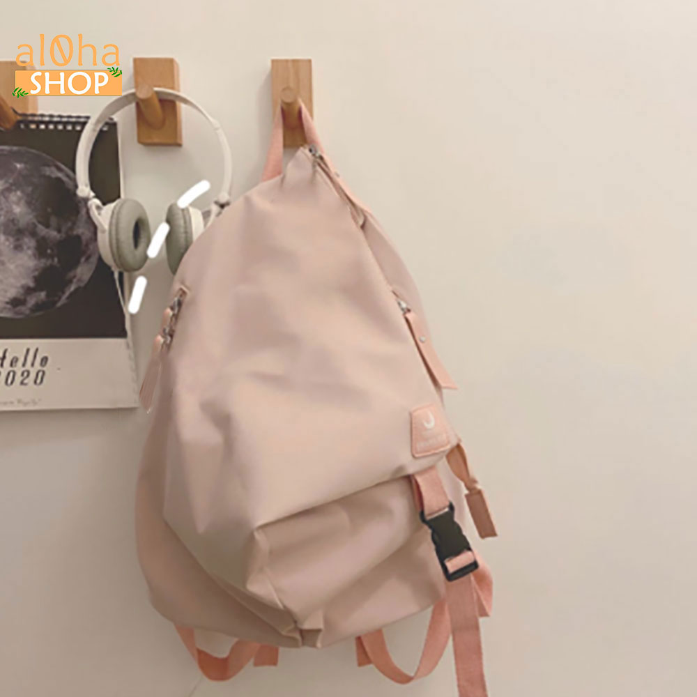 Balo-book bag ulzzang tubular school, go to work, travel, đựng laptop B0133 Unisex men women style fashion, personality