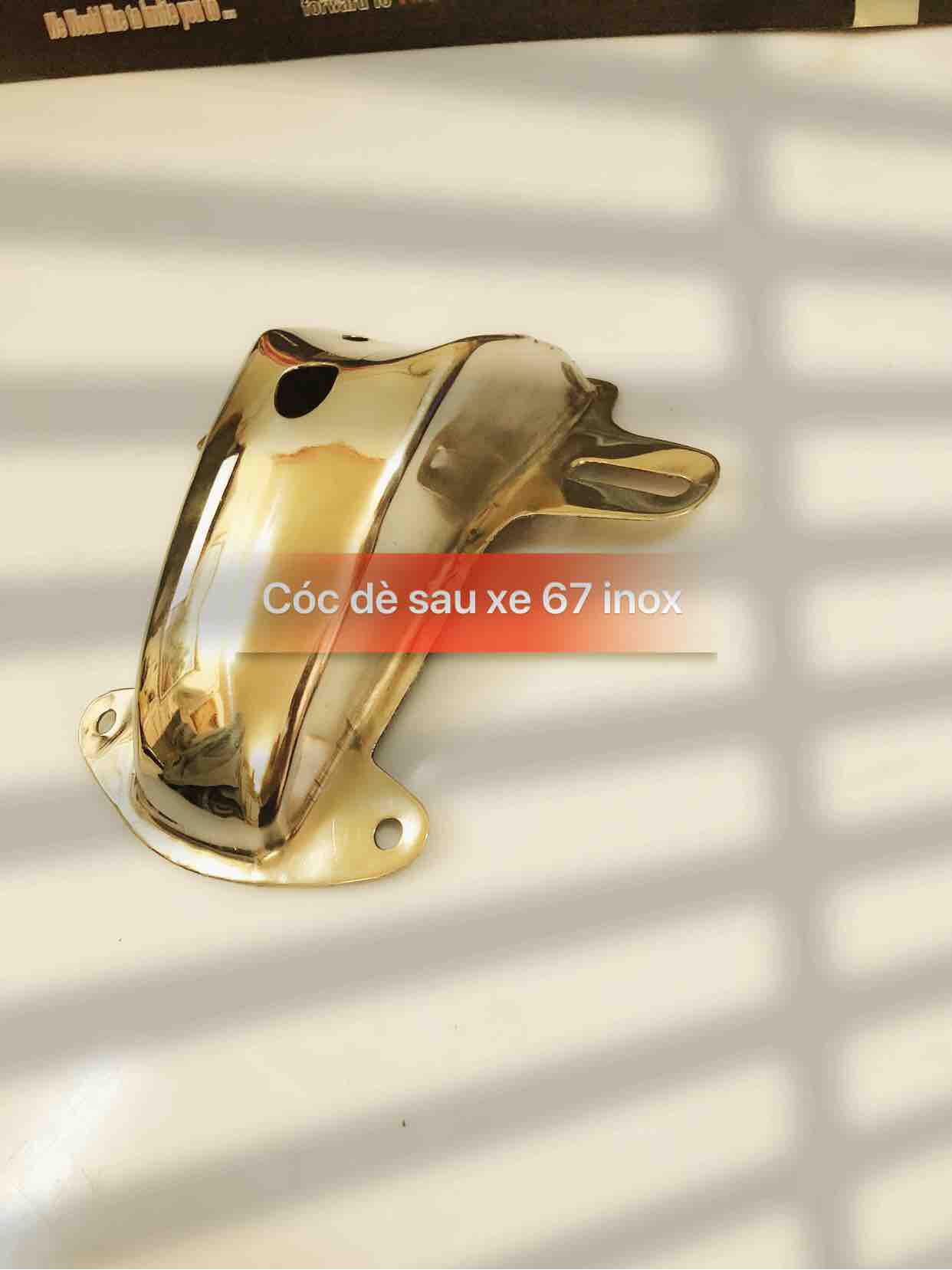 [HCM]Cóc dè sau 67 inox cao cấp.