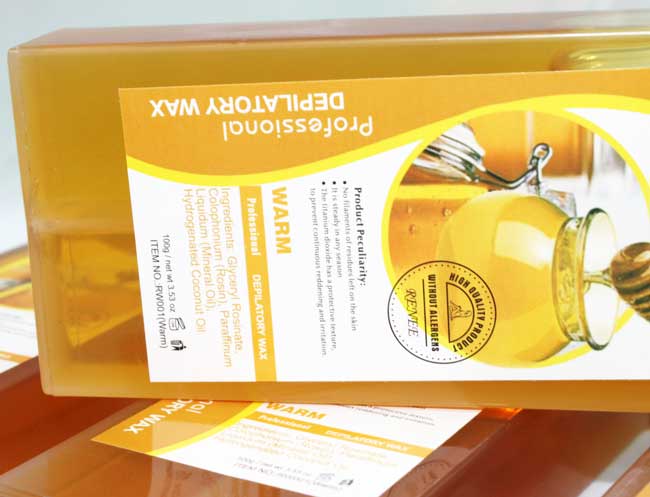 Sáp wax lông nóng với đầu lăn sử dụng an toàn tại nhà
