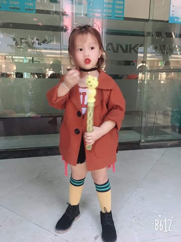 áo khoác dạ cho bé gái