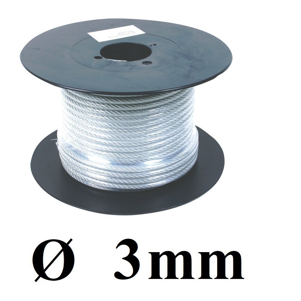 Dây cáp thép bọc nhựa ø dài 2 mét – 1000 mét