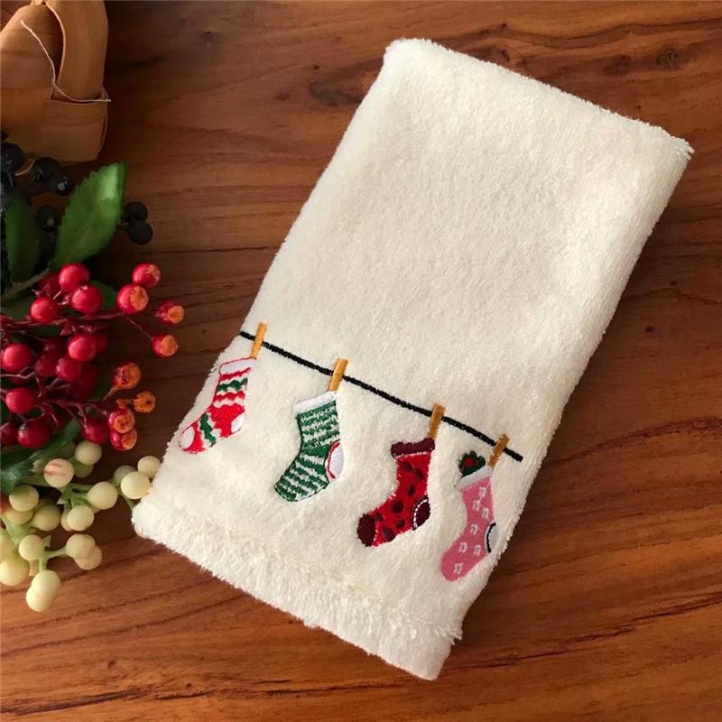 Noel Lễ Nổi Danh Trên Mạng Trong Flamingo Noel Khăn Mặt 100% Cotton Rửa Đồ Gia Dụng Cặp Vợ Chồng Trẻ Em