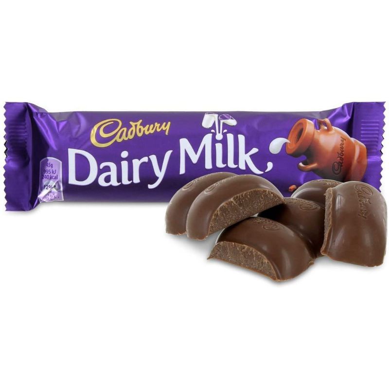 (4 Vị) Socola Cadbury Dairy Milk thanh 40gr