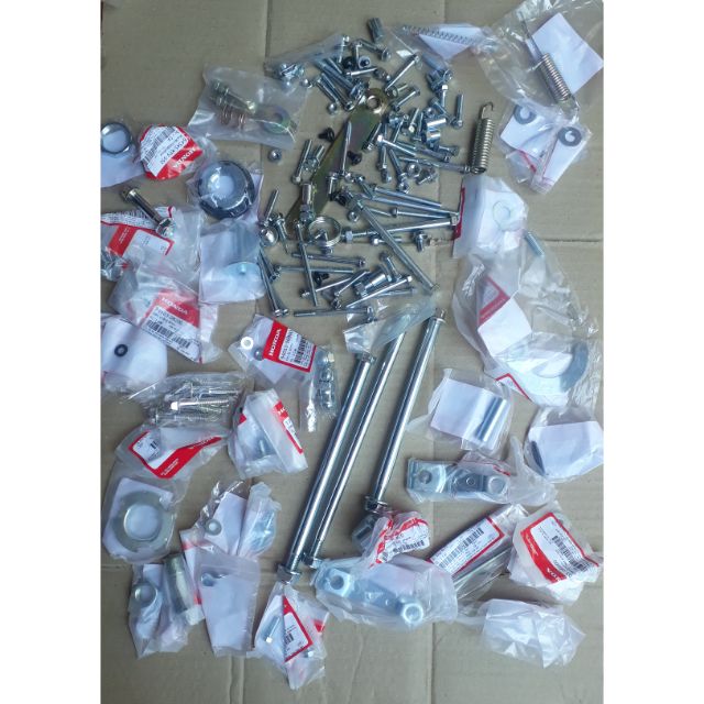 full bộ ốc cho dream THÁI 196 chi tiết