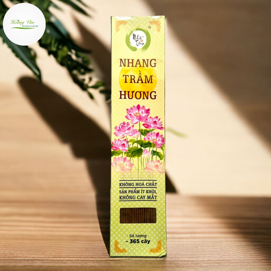 Nhang Trầm Hương Nhã Tâm - Nhang sạch tự nhiên 100% hương dịu nhẹ