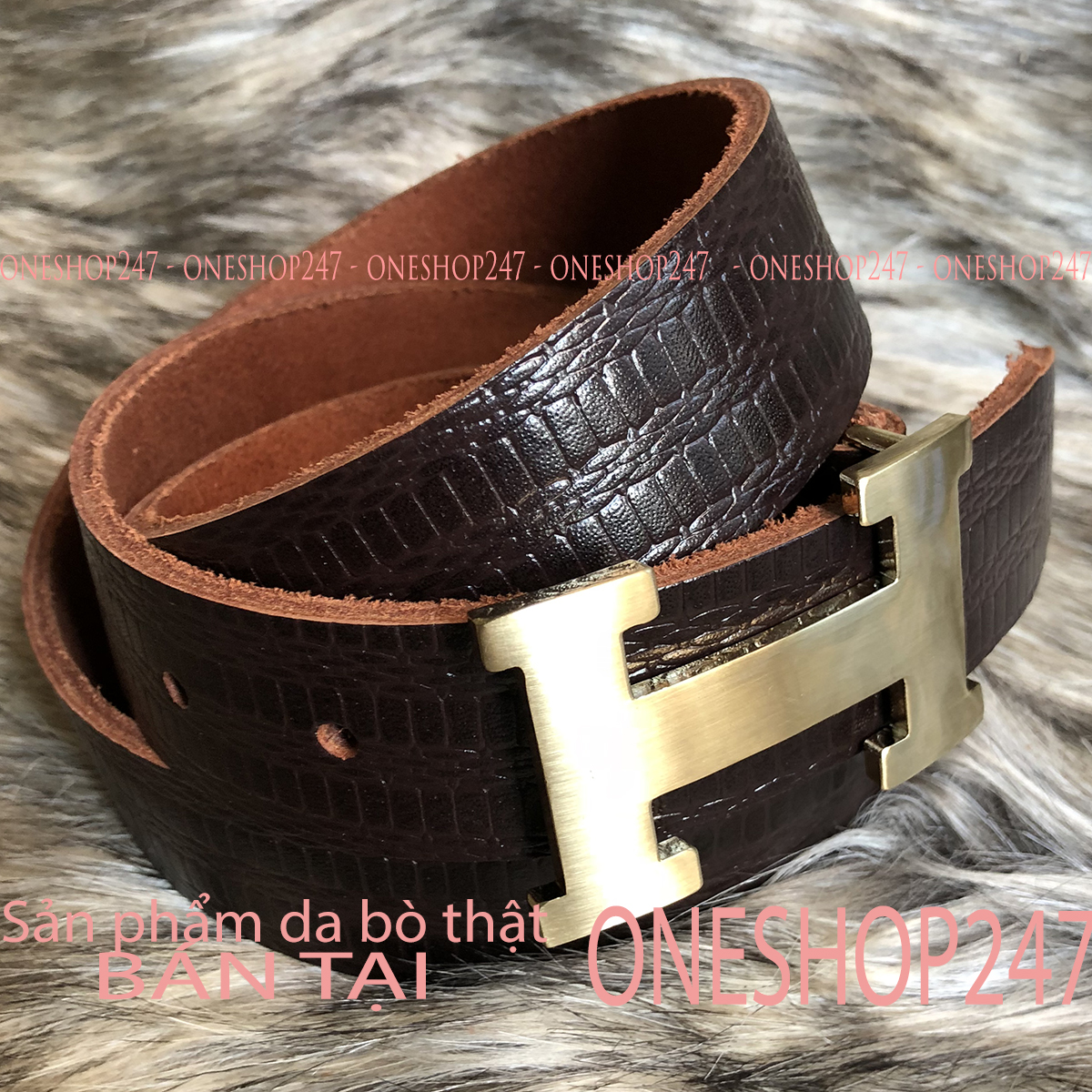 Thắt lưng da bò chuẩn chất lượng, bền bỉ, sành điệu