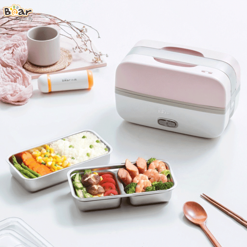 [HCM] Hộp cơm điện tự nấu Bear DFH-B10J2