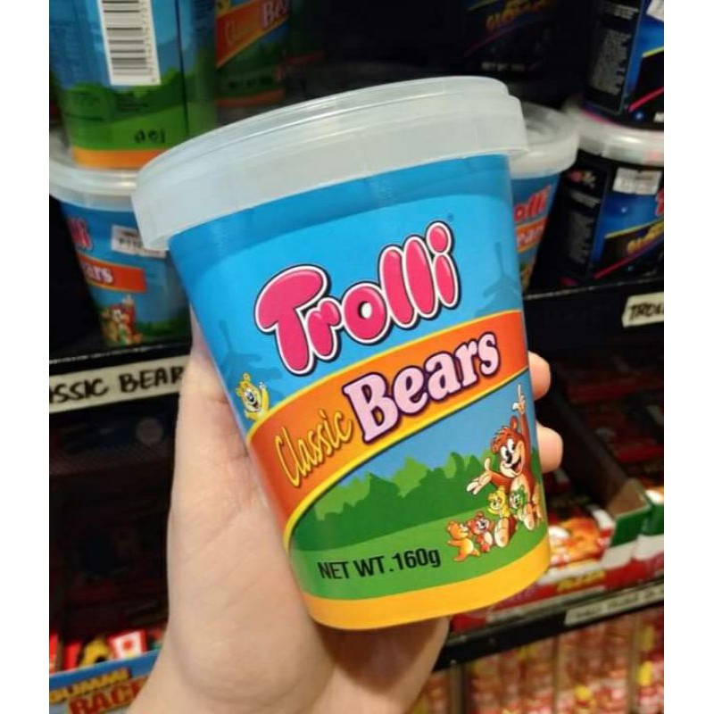 Kẹo Dẻo Hình Gấu Trolli Classic Bears 160gr - Đức