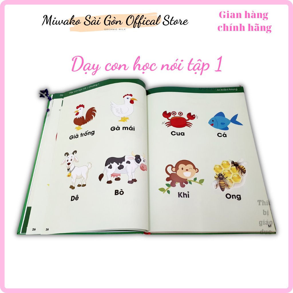 Dạy con học nói trọn bộ (tập 1 + tập 2)