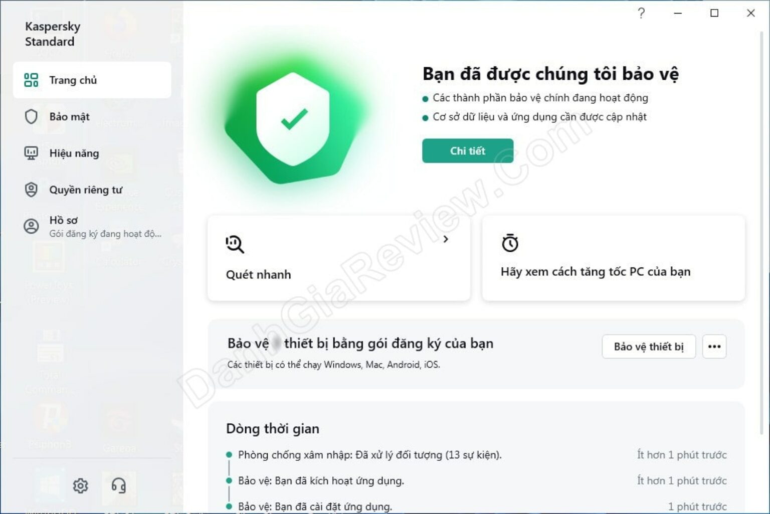 Kaspersky Standard 2025 (1 thiết bị, 1 năm)