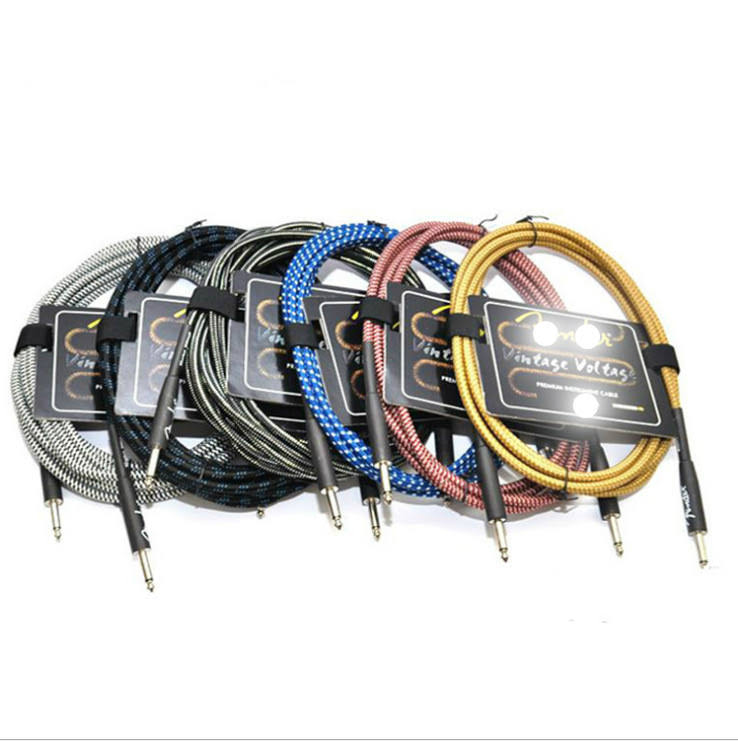 Dây jack guitar hiệu fender 6m đầu 6.35 ly