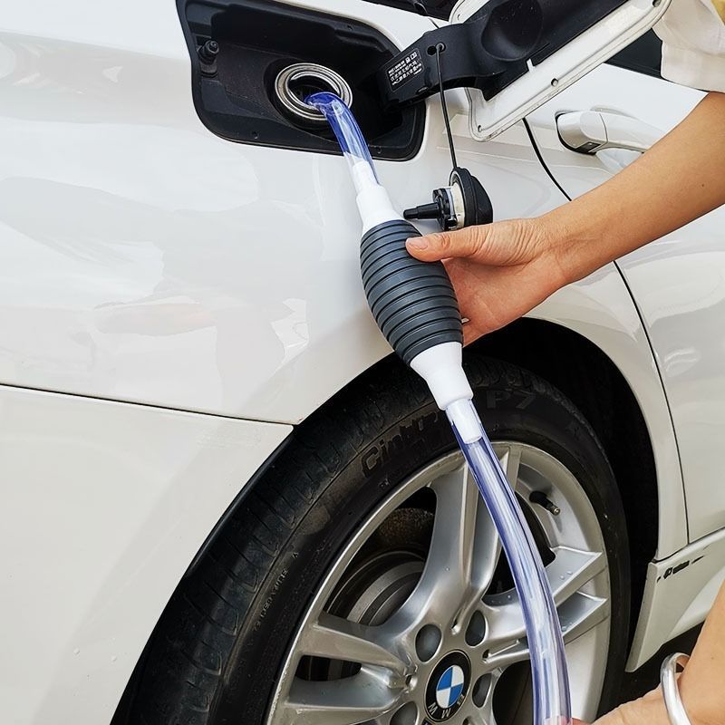 Dụng cụ bơm hút xăng dầu chất lỏng bóp tay - ống hút xăng dầu chất lỏng bóp tay