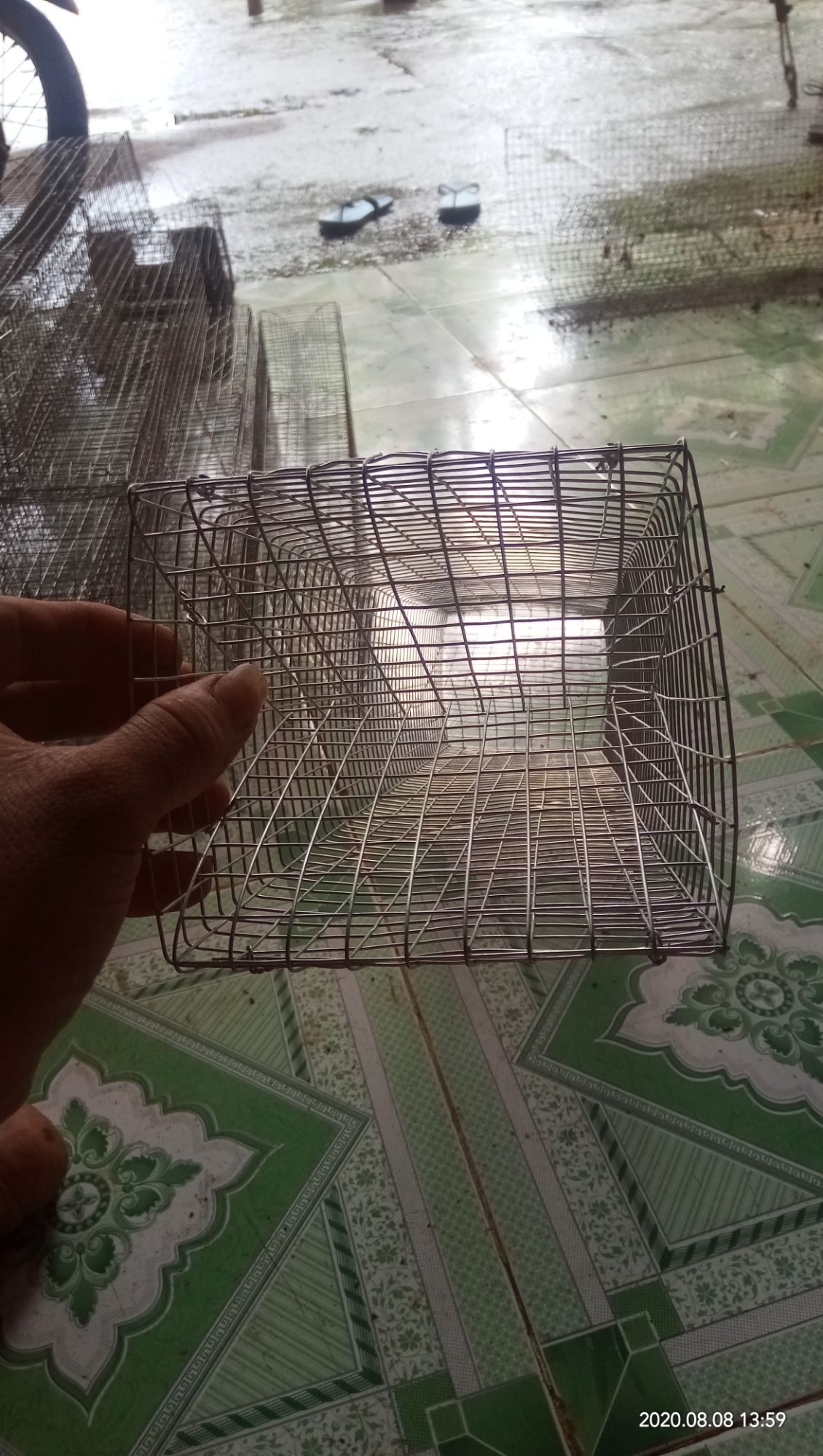lồng bẫy rắn 2 hom dài 60cm