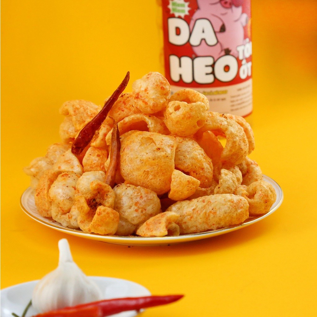 Da heo tỏi ớt hộp 160g