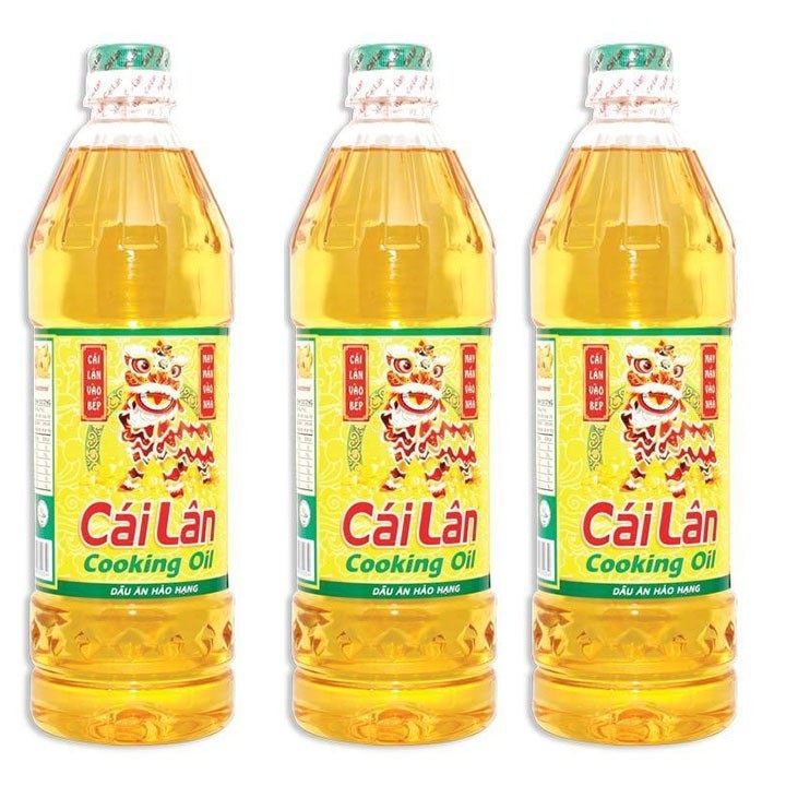 ( combo 3 chai ) Dầu ăn Cái Lân chai 1 Lít