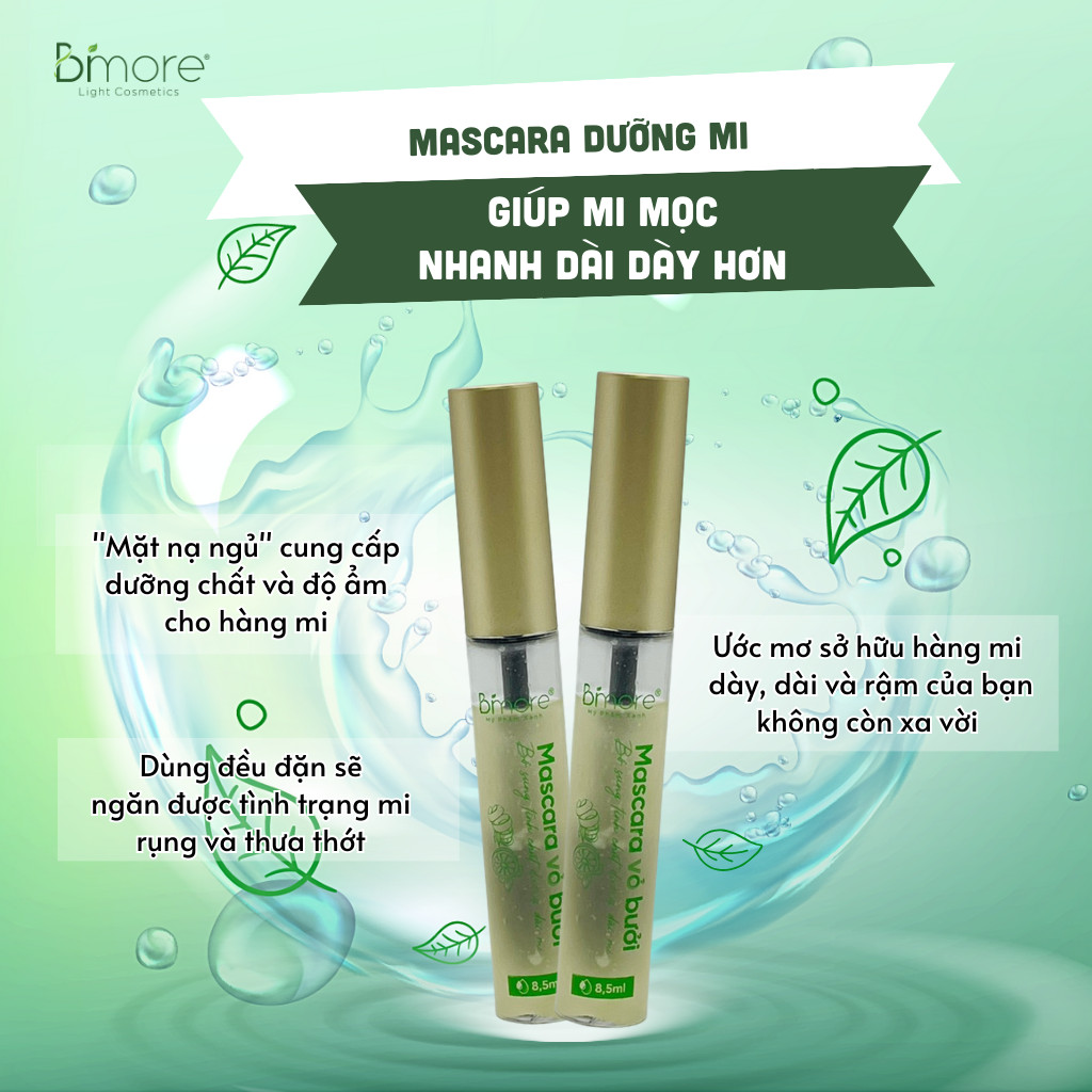 Combo 3 Mascara Dầu Castor Dưỡng Dài Mi Bimore