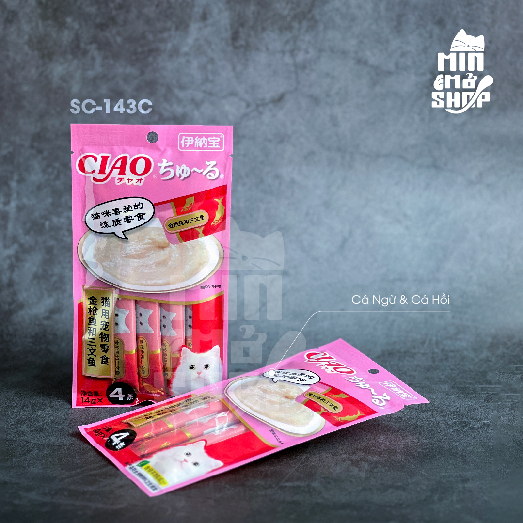 SÚP THƯỞNG CIAO CHURU CHO MÈO DẠNG GÓI 14G