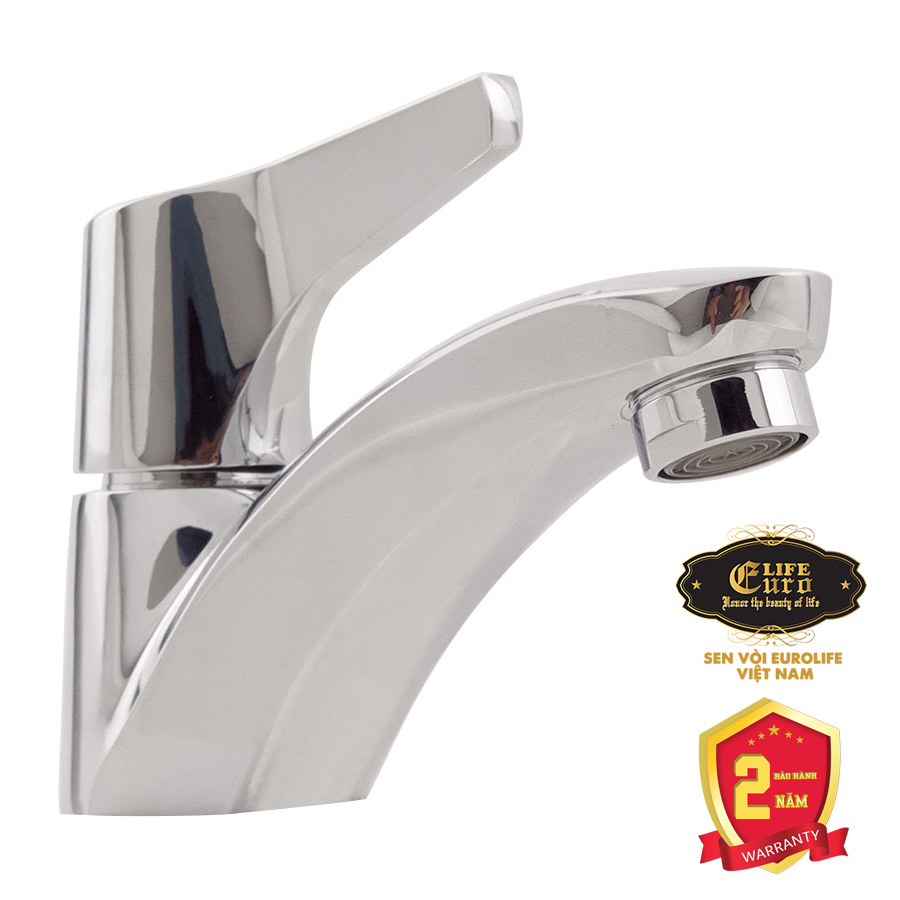 Vòi Lavabo lạnh Eurolife EL-LL114 (Trắng bạc)