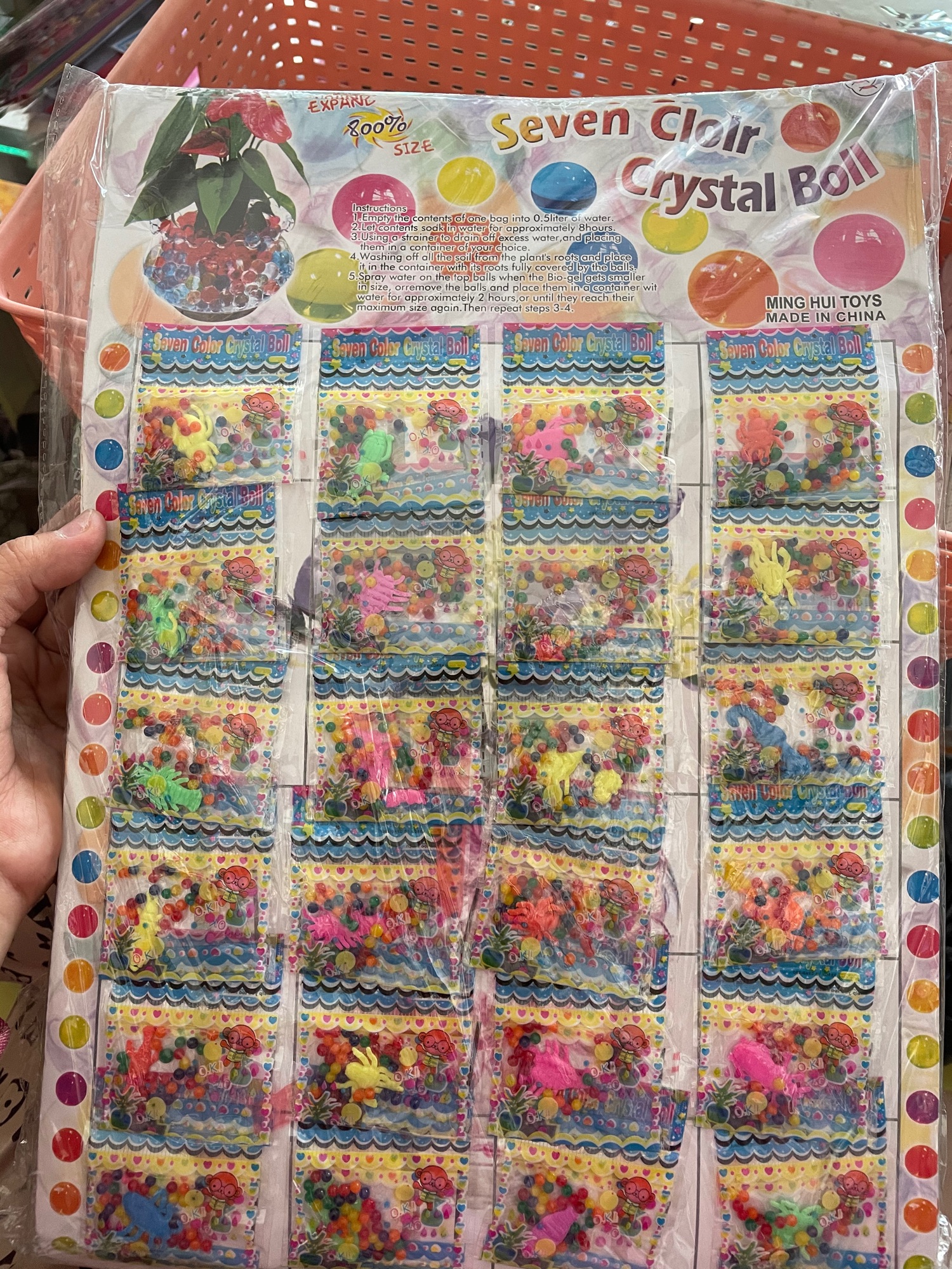 [HCM]Hạt nở hạt thuỷ tinh thể trồng cây vĩ 24 gói