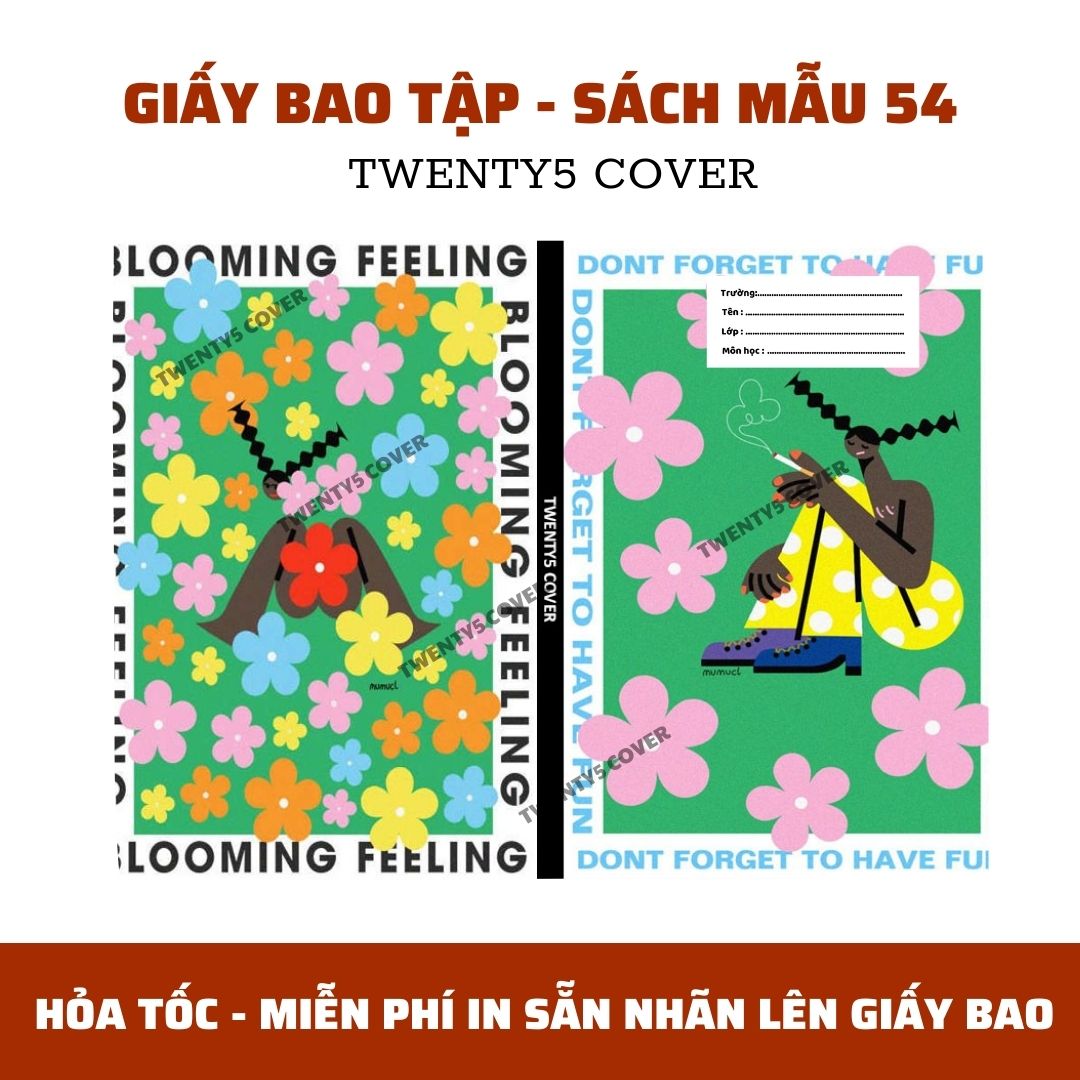 GIẤY BAO TẬP - SGK MẪU 50 - 59 [ MIỄN PHÍ IN NHÃN BASIC TRÊN GIẤY BAO - CHẤT GIẤY DÀY BÓNG ]