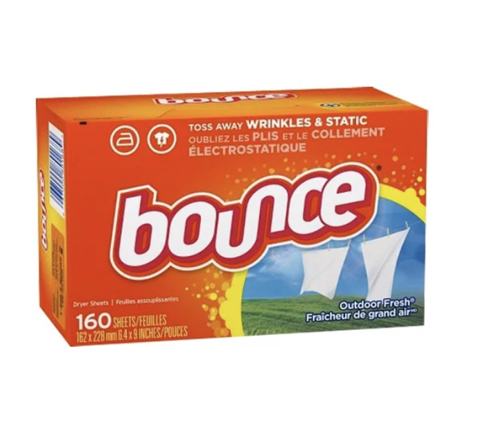 [ Bill Mỹ ] Giấy Sấy Thơm Quần Áo Bounce 160 Tờ