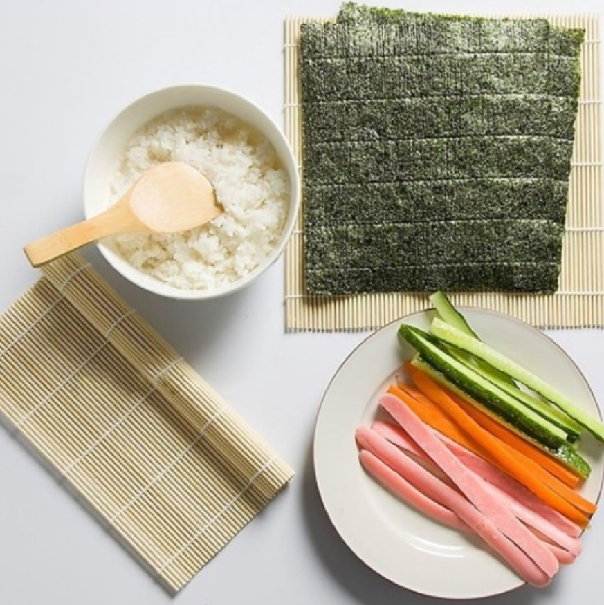MÀNH TRE CUỘN CƠM, KIMBAP, SUSHI
